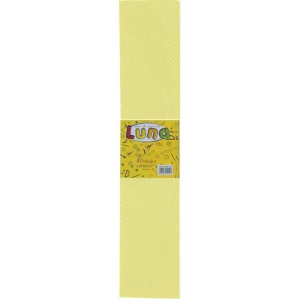 Χαρτί Γκοφρέ LUNA 50x200cm Light Yellow/Ανοιχτό Κίτρινο