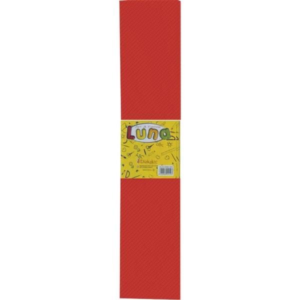 Χαρτί Γκοφρέ LUNA 50x200cm Red/Κόκκινο