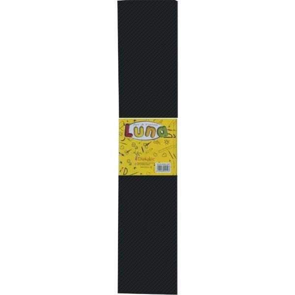 Χαρτί Γκοφρέ LUNA 50x200cm Black/Μαύρο
