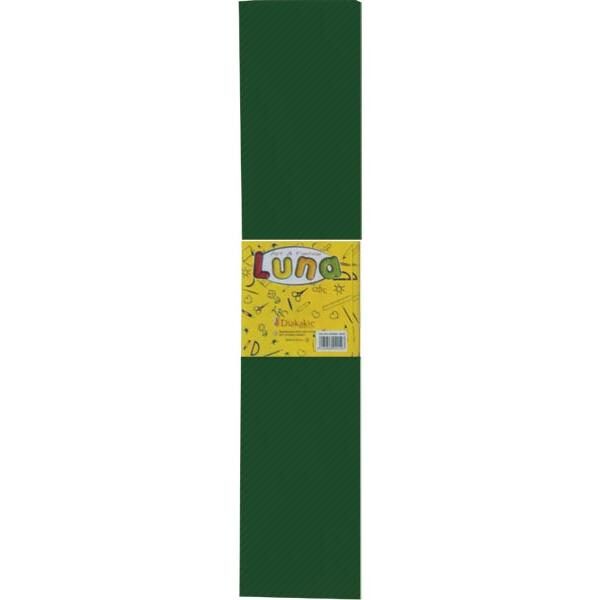 Χαρτί Γκοφρέ LUNA 50x200cm Dark Green/Σκούρο Πράσινο