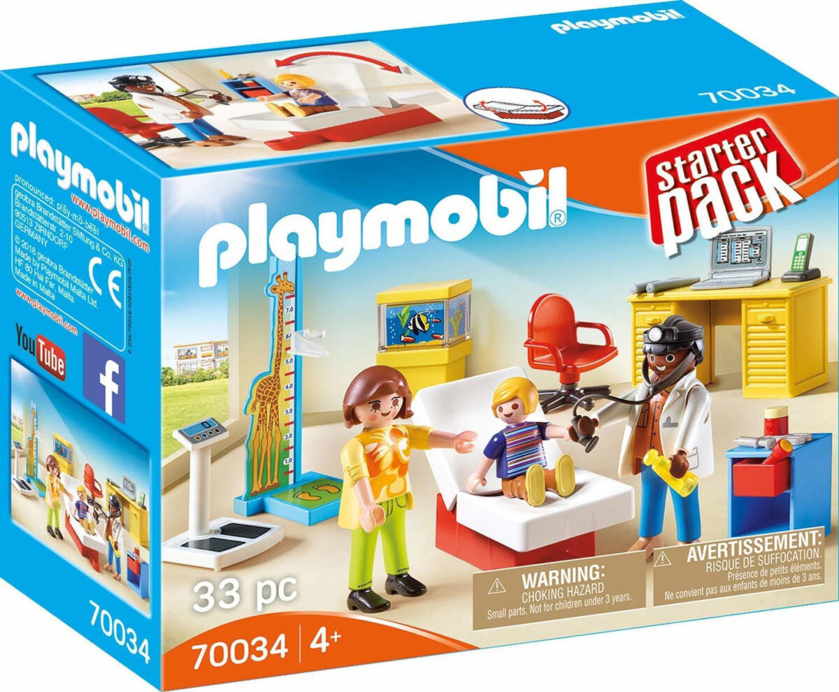 Playmobil Starter Pack Παιδιατρείο 70034