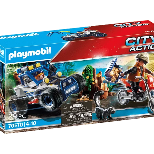 PLAYMOBIL City Action Αστυνομική Καταδίωξη Go-Kart (70577)
